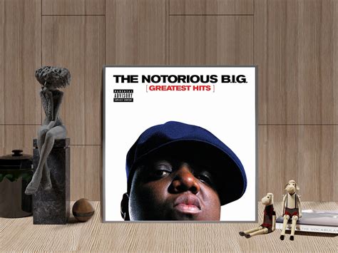 Notorious Big Greatest Hits Biggie Smalls Album Cover Etsy