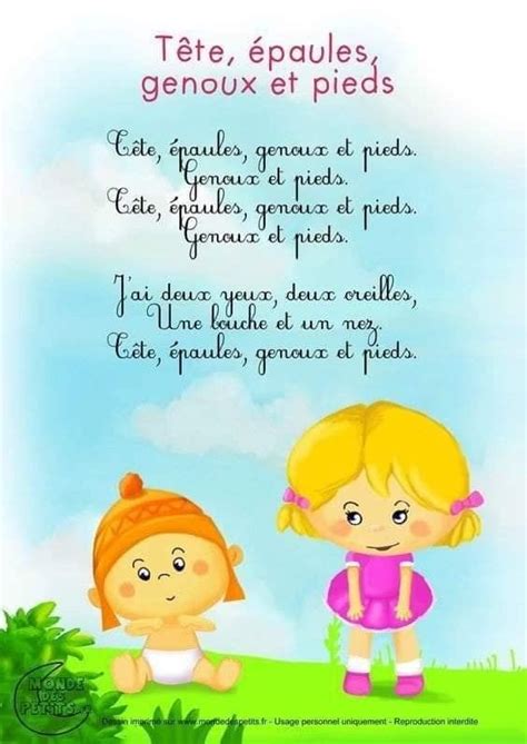 Épinglé par Catherine Trottier sur Chanson | Comptines, Chansons