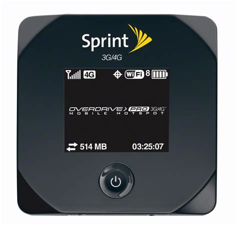 Sprint Overdrive Pro 3g4g Hotspot Due March 20 Slashgear