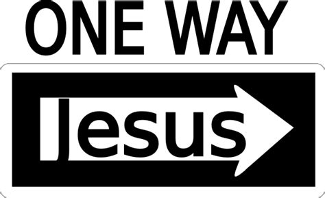 One Way Jesus Clip Art At Vector Clip Art Online Royalty