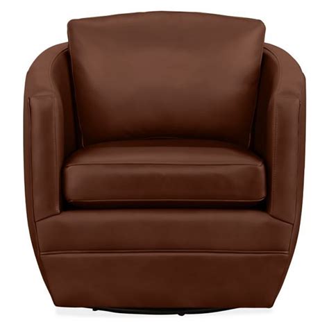 Ford Leather Swivel Chairs Modern Living Room Furniture Room