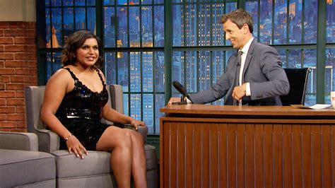 Watch Late Night With Seth Meyers Interview Mindy Kaling On Playing
