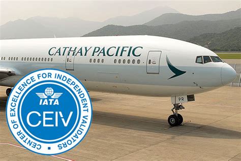 Cathay Pacific Bags Iata Ceiv Pharma Certification Express Pharma