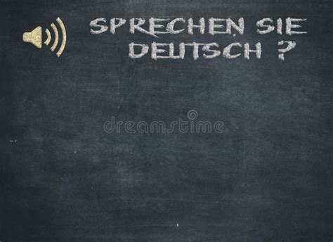 Sprechen Sie Deutsch Do You Speak German Question Handwritten With