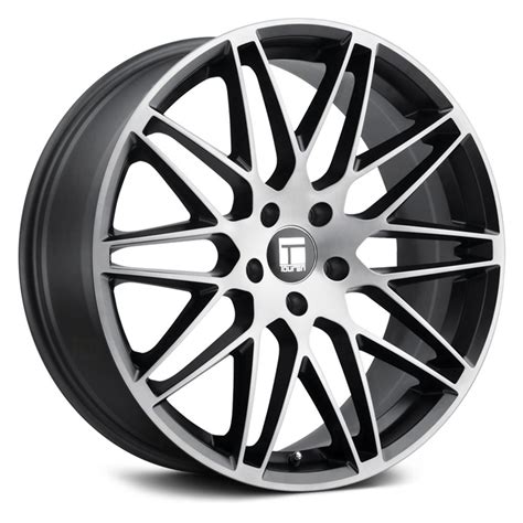 TOUREN® TR75 Wheels - Brushed Black with Dark Tint Rims