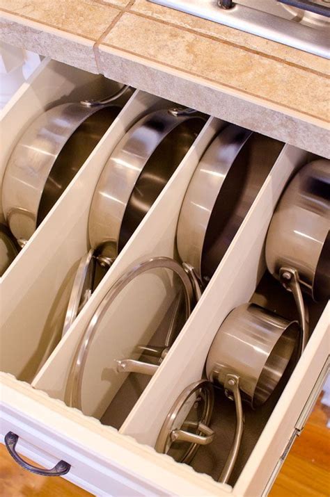 Spring Cleaning Diy Organized Pots Pans Drawer Farmhouse Kitchen