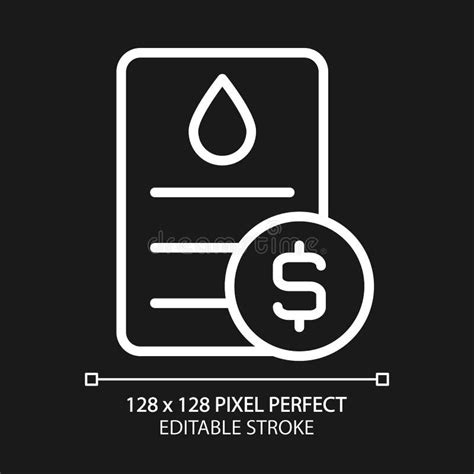 Water Utility Bill Icon Stock Illustrations 208 Water Utility Bill