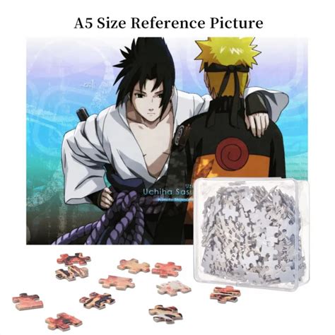Naruto Uzumaki Sasuke Uchiha Wooden Jigsaw Puzzle 500 Pieces