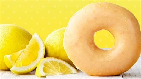 Krispy Kreme Brings Back Lemon Glazed Doughnuts For A Limited Time