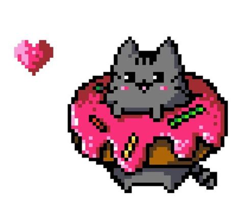 Pusheen Cat Pixel Donut Cat Png Image Transparent Png Free Download On Seekpng Vlr Eng Br
