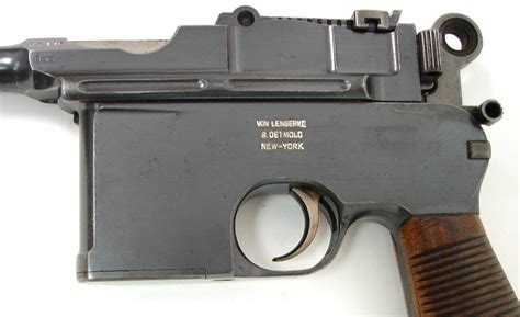 Mauser 1896 30 Mauser Caliber Pistol Flatside Model Marked And Sold