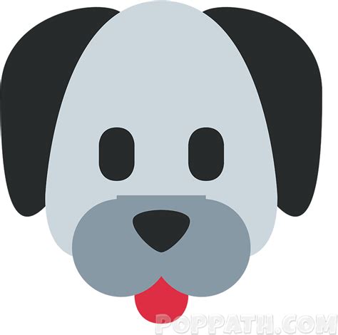 Pug Emoji Puppy Poodle Pet Dog Face Icon Png Clipart Full Size