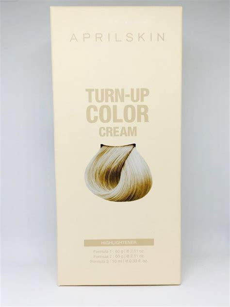 This is not a permanent hair dye. April Skin Aprilskin Turn Up Color Cream Highlightener ...