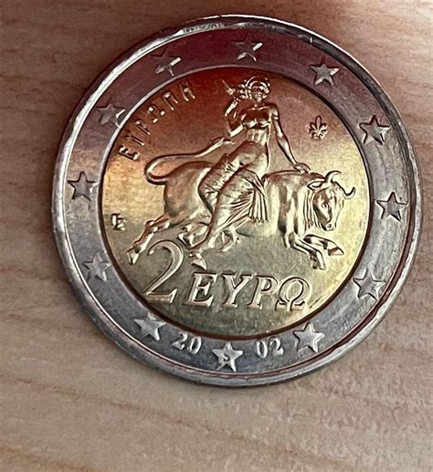 2 ΕΥΡΩ Grèce 2002 Pièce De 2 Euro Avec Un S Dans Létoile Du Bas Ebay