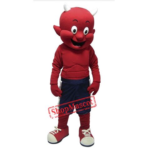 Cute Lightweight Devil Mascot Costume