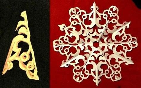 26 модела хартиени снежинки Diy Paper Snowflakes Pattern Paper