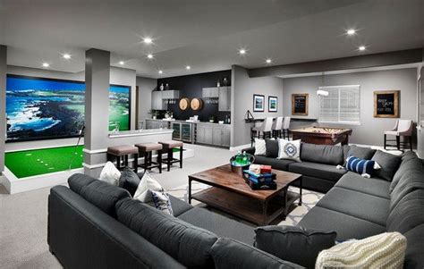 Do you need tips for how to decorate, no matter what your style or budget is? Modern Game Room Design Ideas | Home theater rooms, Home ...