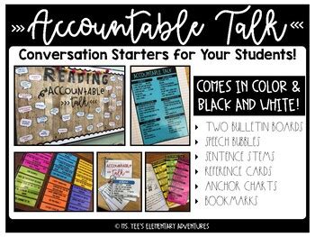 Read aloud with accountable talk pdf accountable talk, accountable talk anchor chart accountable talk math talk, just 23 totally perfect 4th grade anchor charts, xarre bidegain xarre on pinterest, collaborative conversations speaking and listening in the. ACCOUNTABLE TALK: Bulletin Boards, Sentence Stems, Anchor ...