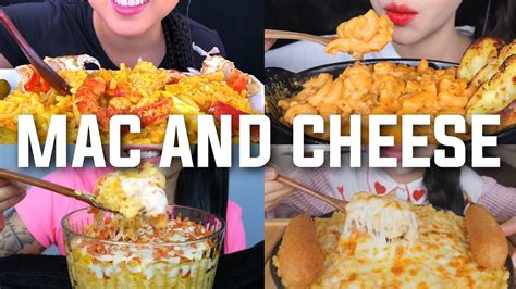 Asmr Mac And Cheese Mukbang Compilation Pt2 Youtube