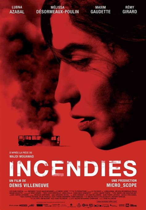 This link is to an external site that may or may not meet accessibility. Incendies (#1 of 7): Extra Large Movie Poster Image - IMP ...