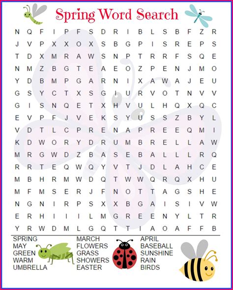 Fun Word Search For Children 101 Activity