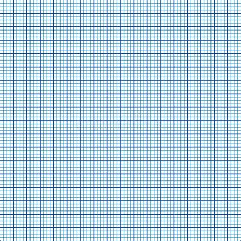 Graph Paper Grid Background Blue Color 2d Illustration