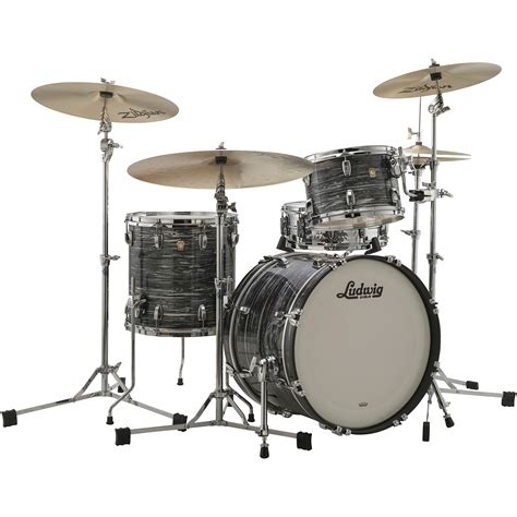 Ludwig Classic Maple 3 Piece Downbeat Shell Pack With 20 In Bass Drum