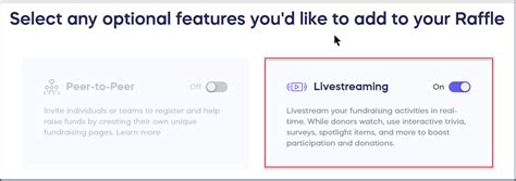 Rallyup — How To Enable Livestreaming On Your Fundraiser