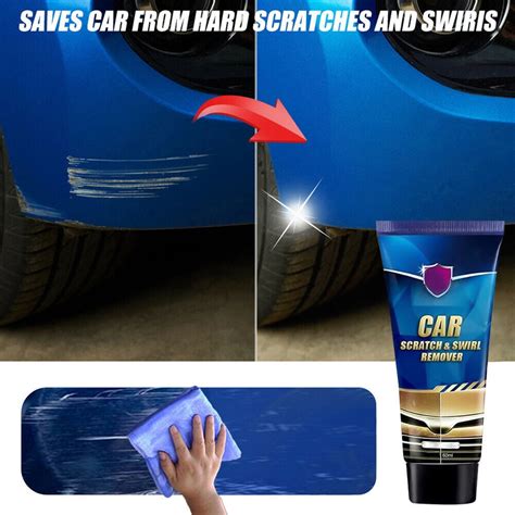 Car Scratch Remover 12pc Car Scratch Repair Wax 60ml Remove Scratches