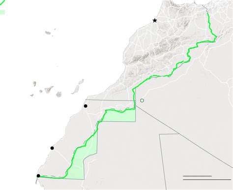 Drachen Psychologisch Betrügen Morocco Western Sahara Border