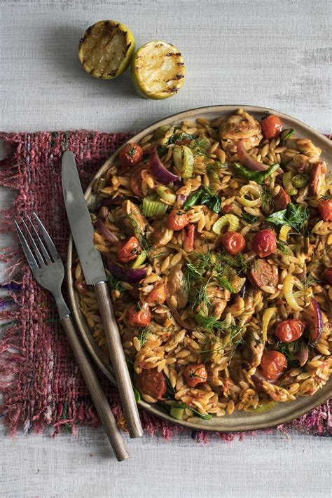 Sprinkle on top of pasta mixture. CHICKEN, CHORIZO, FENNEL, ROASTED TOMATO AND SPINACH ...
