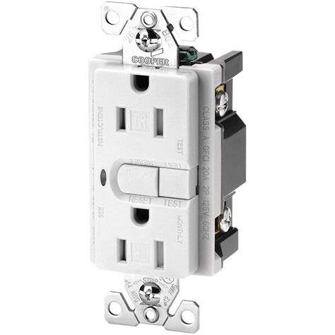 Eaton Commercial Grade 20 Amp Straight Blade Single Receptacle With