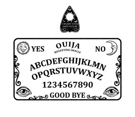 Ouija Board Svg Png Pdf Ouija Spirit Board Game Svg