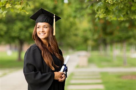 We make it manageable to offer great celebration they'll never forget. Beautiful Female College Graduate Holding Diploma Stock ...