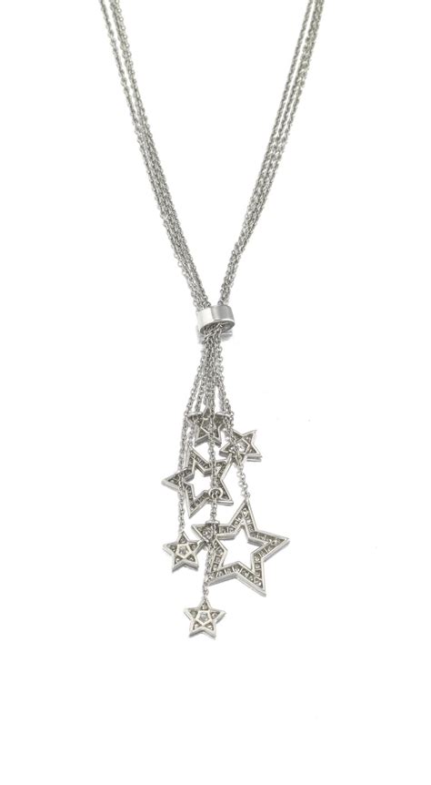 Lot A Tiffany And Co Diamond Star Necklace
