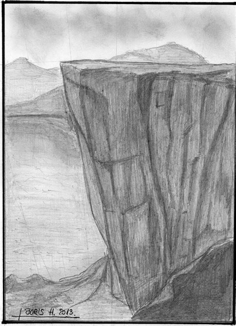 Cliffs Drawing