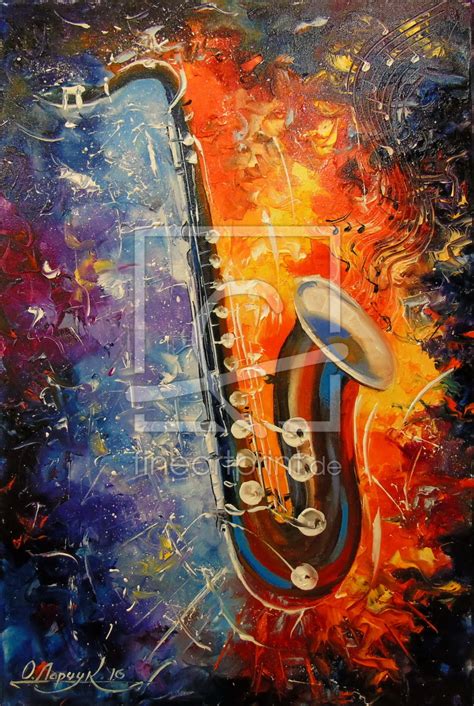 The Saxophone As A Canvas Print 11902956 Fine Art