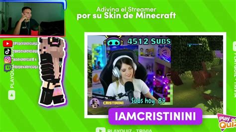 Reacci N Adivina El Streamer Por Su Skin De Minecraft Especial