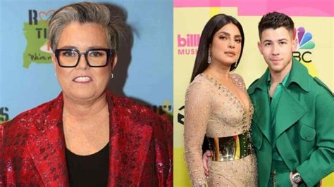 Rosie Odonnell Messed Up Comedian Apologizes For Misidentifying Nick Jonas Wife Priyanka