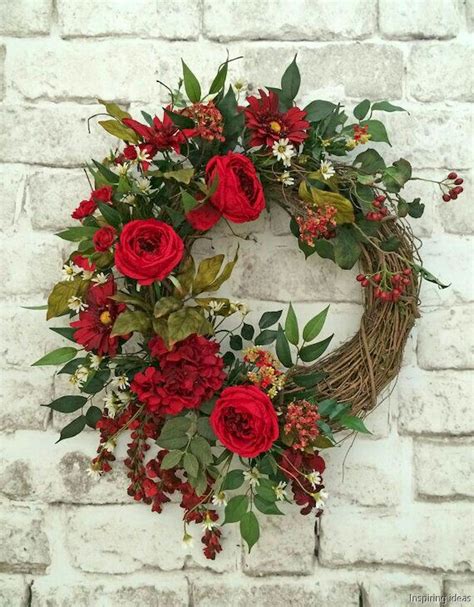 Adorable 60 Sweetest Valentine Wreaths Ideas For Your Front Door