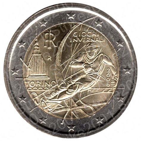 Nel caso dell'italia i provvedimenti dovrebbero avere da un lato forte valore simbolico (divieto di uso di divisa, bandiera e inno ai prossimi. Italia 2 Euro commemorativo 2006 Olimpiadi Invernali ...