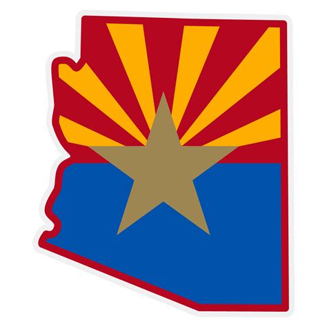 arizona state outline decal clipart best