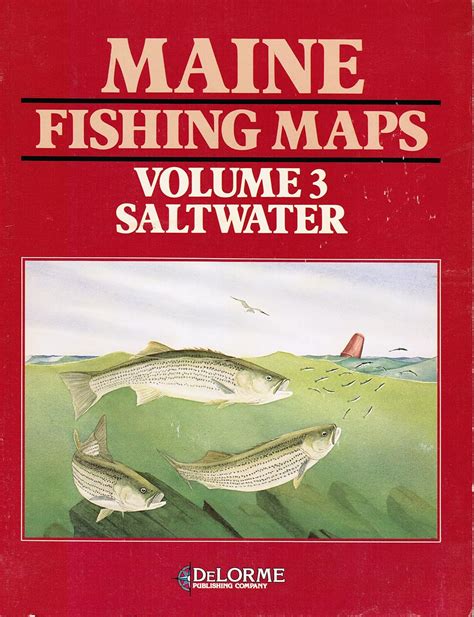 Maine Fishing Maps Saltwater Vanderweide Harry 9780899330723