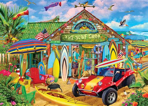 Beach Time Fun 1000 Pieces Masterpieces Puzzle Warehouse