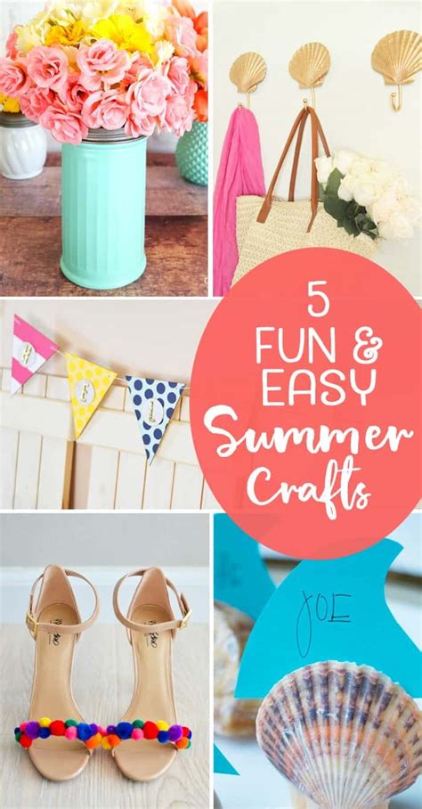 Cute Easy Summer Crafts Ten Easy Summer Crafts