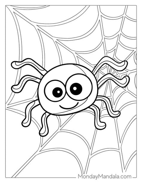 Top 80 best spider coloring pages , download and print for free - Shill Art