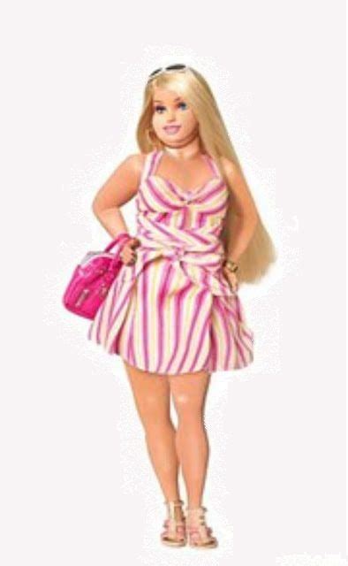 Gorda Barbie Fat Fashion Doll Mock Up Humor Barbie Barbie Funny Fat Barbie Barbie Girl Fat