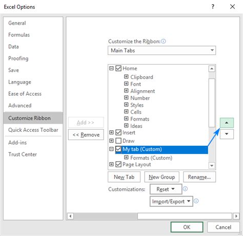Customize Excel Ribbon With Your Own Tabs Groups Or Commands