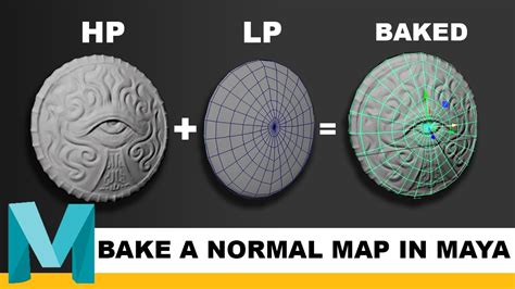 Maya Tutorial How To Bake Normal Maps From High Poly To Low Poly