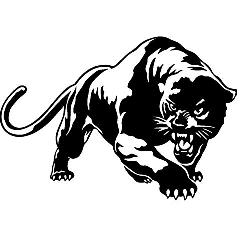 Download Panther Wall Car Sticker Decal Black Hq Png Image